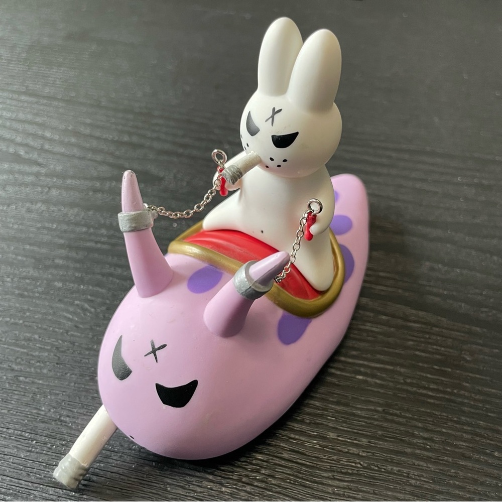 Kidrobot Frank Kozik Vinyl Ride 'em Bob Slug Smorkin Labbit 5”